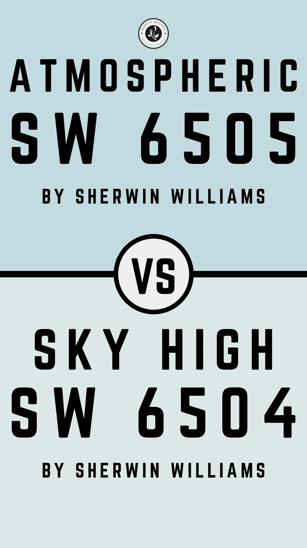 Atmospheric SW 6505 vs Sky High SW 6504