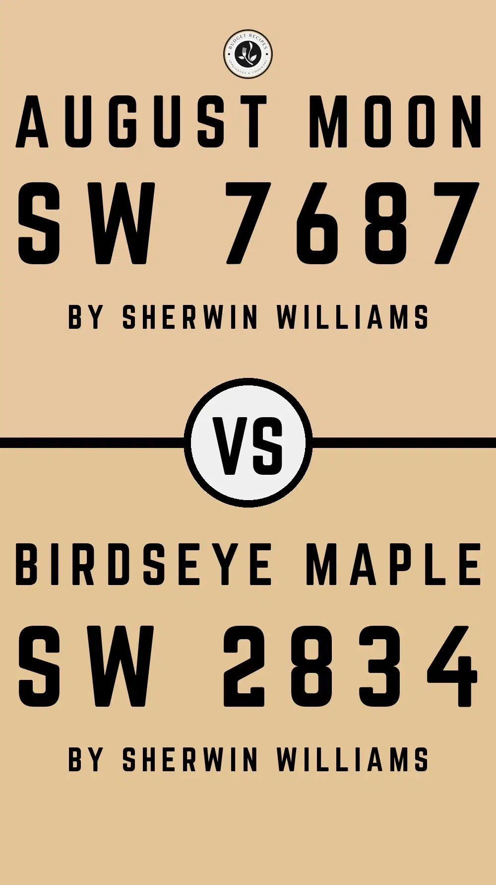 August Moon SW 7687 vs Birdseye Maple SW 2834