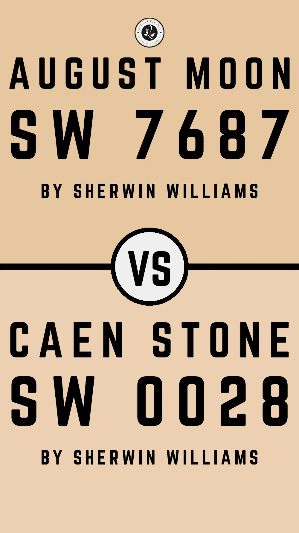 August Moon SW 7687 vs Caen Stone SW 0028