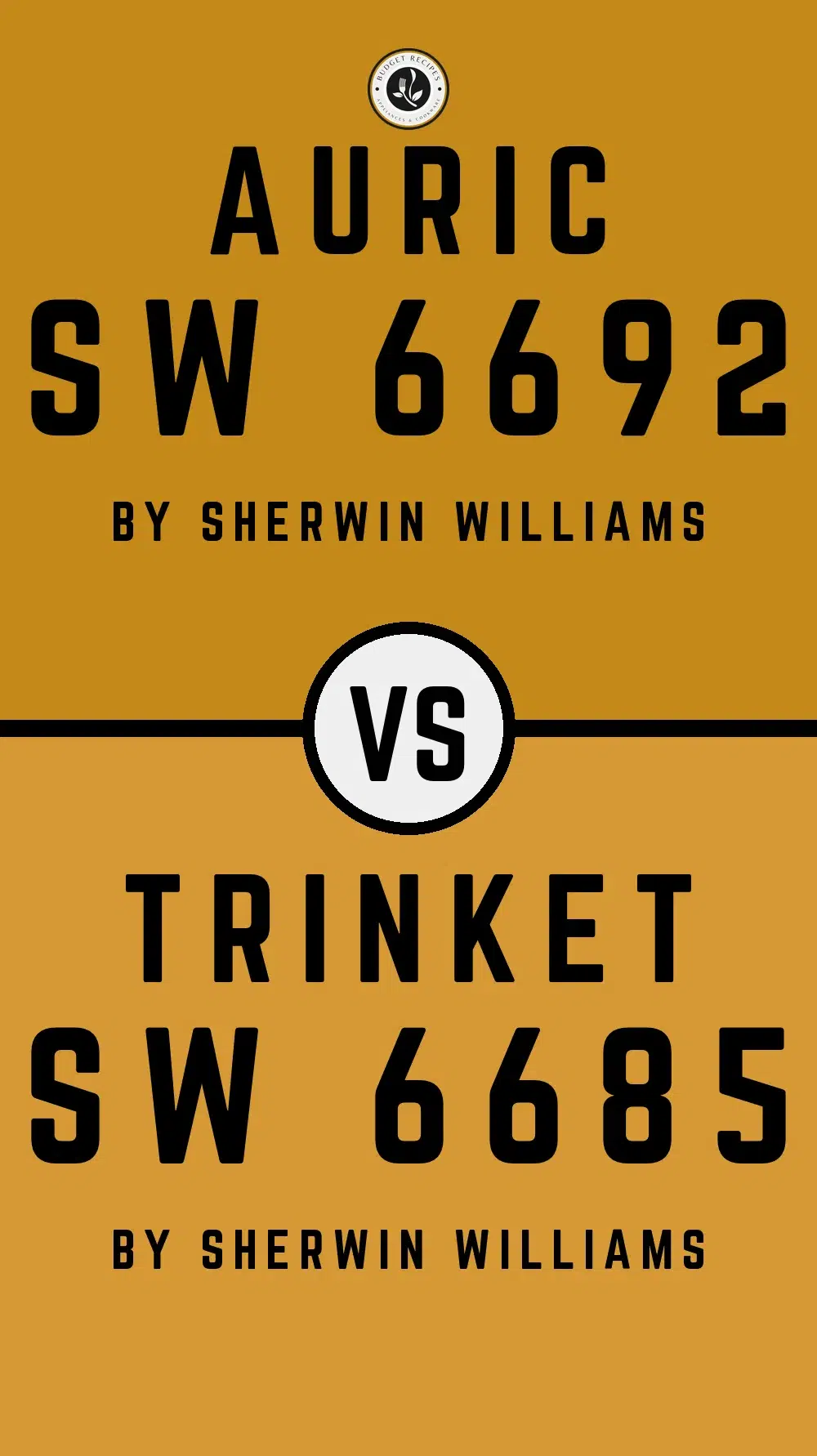 Auric SW 6692 vs Trinket SW 6685