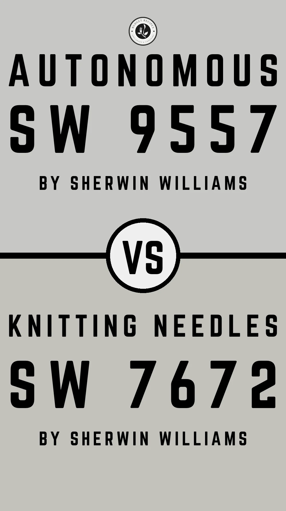 Autonomous SW 9557 vs Knitting Needles SW 7672