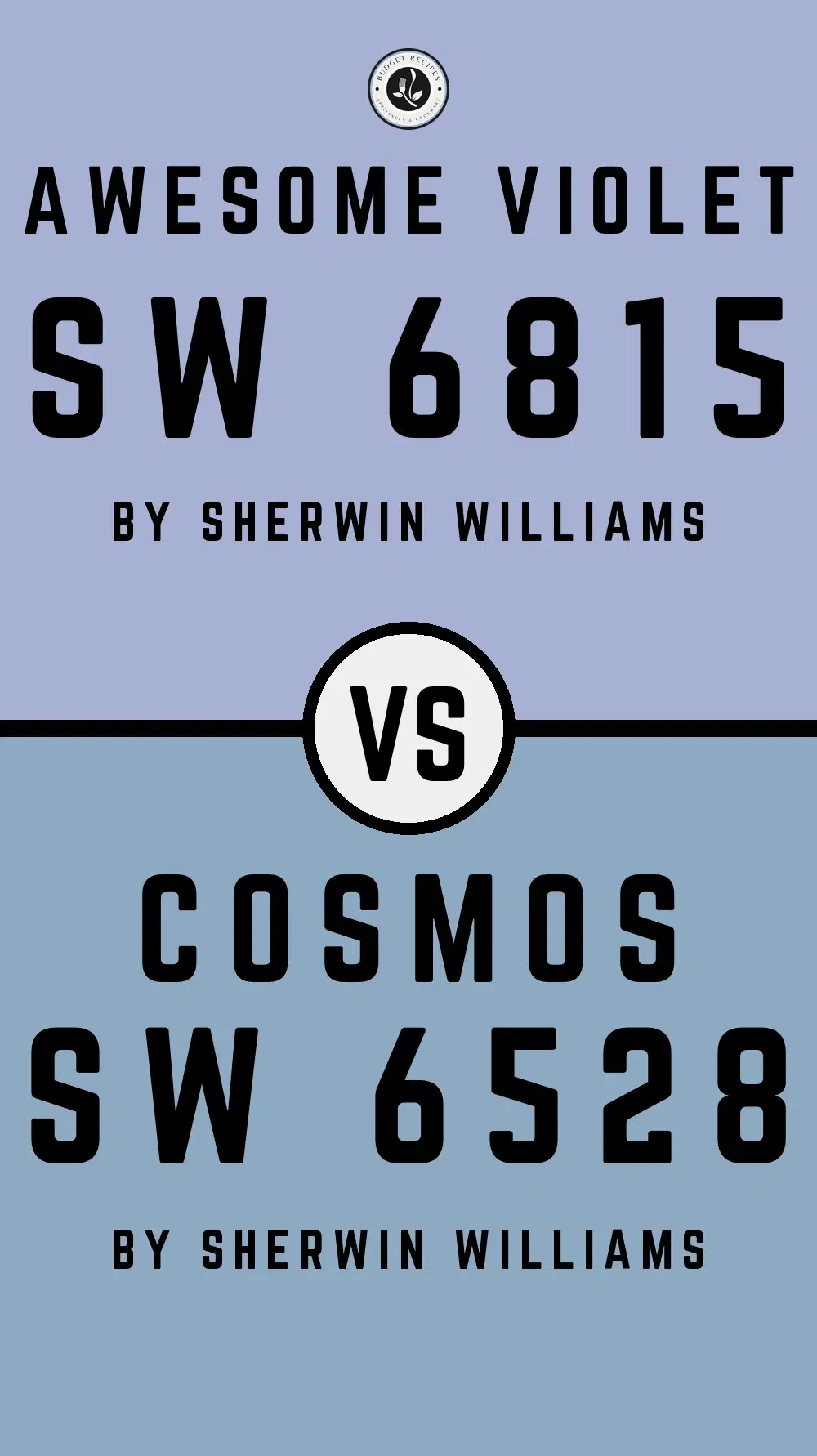 Awesome Violet SW 6815 vs Cosmos SW 6528