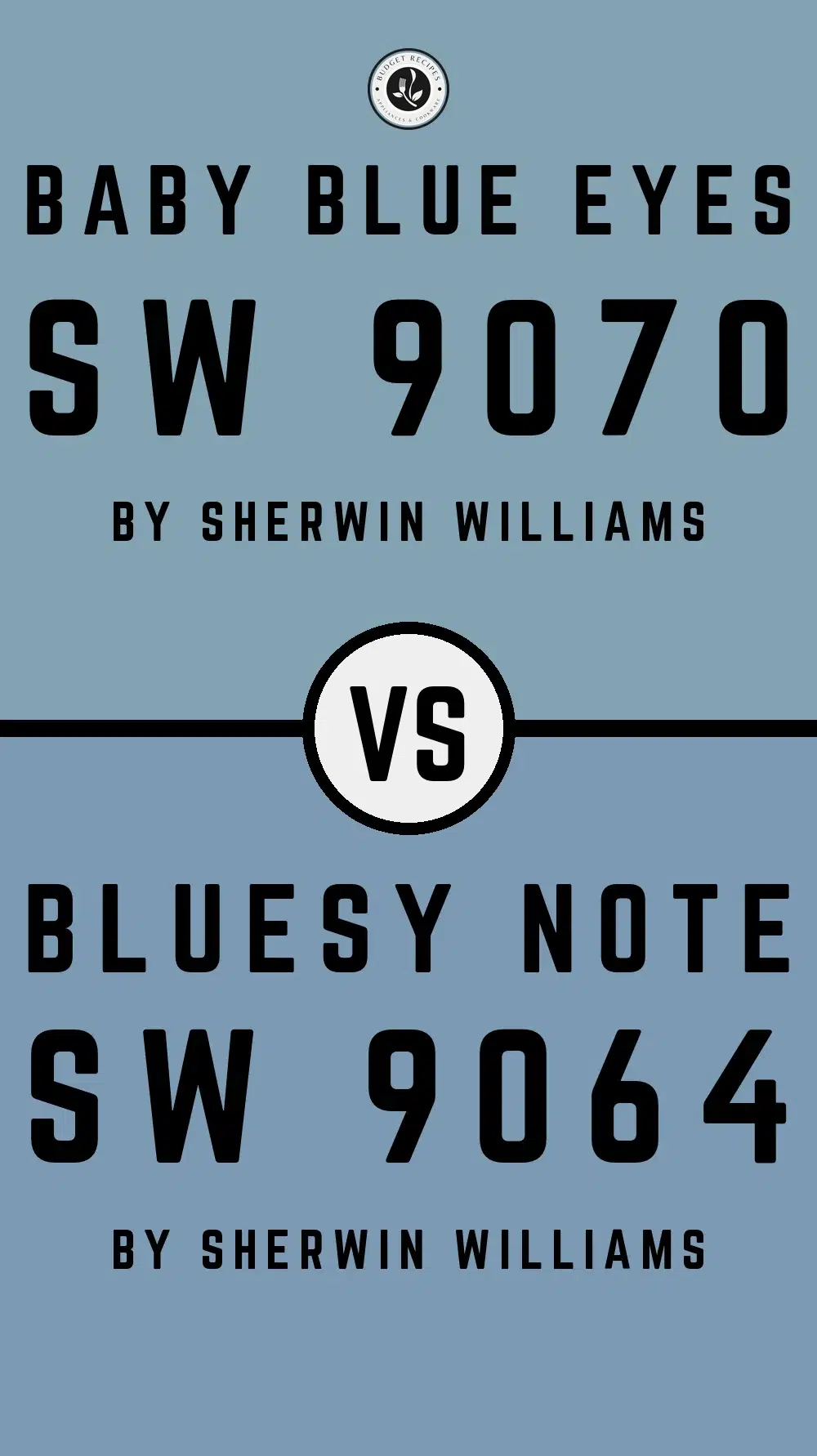 Baby Blue Eyes SW 9070 vs Bluesy Note SW 9064