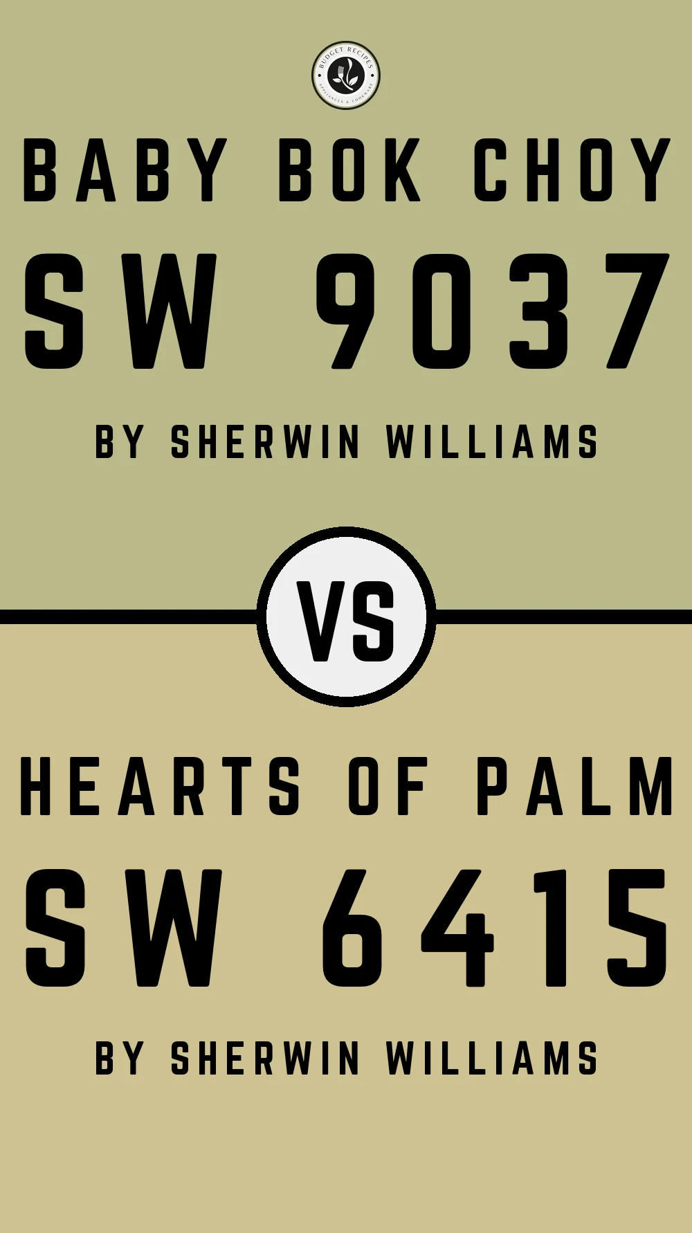 Baby Bok Choy SW 9037 vs Hearts Of Palm SW 6415