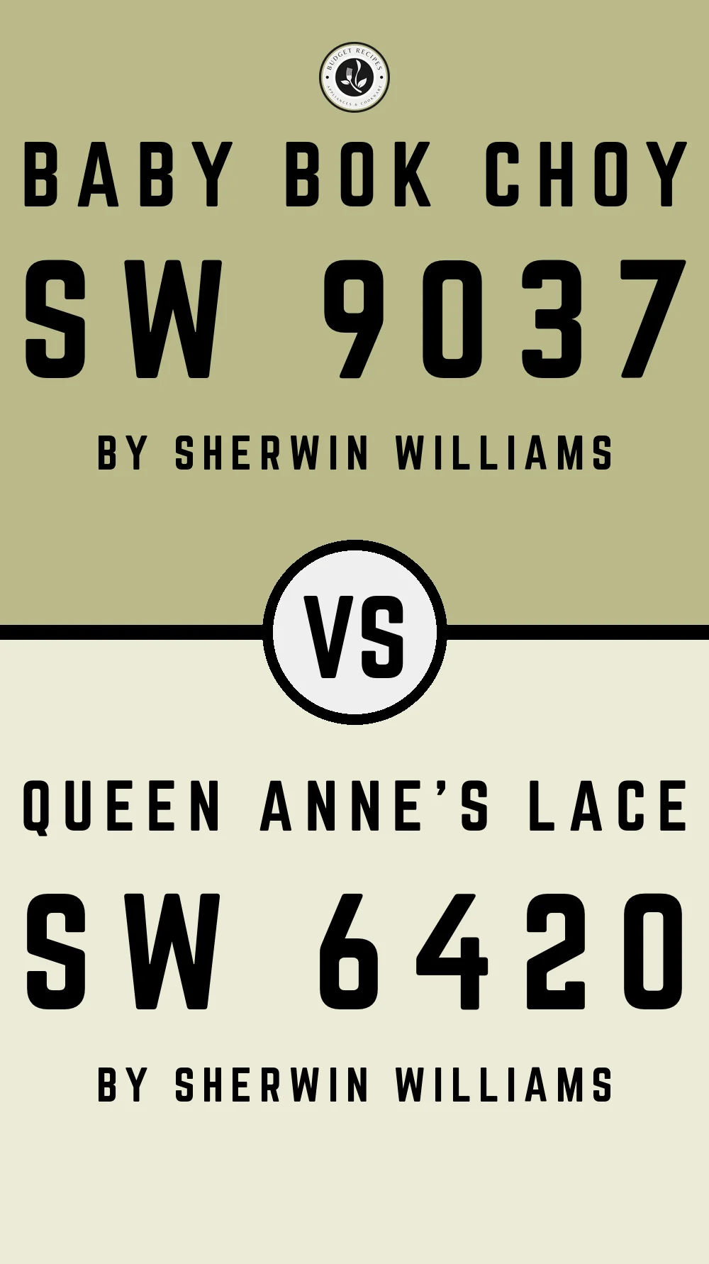 Baby Bok Choy SW 9037 vs Queen Anne's Lace SW 6420