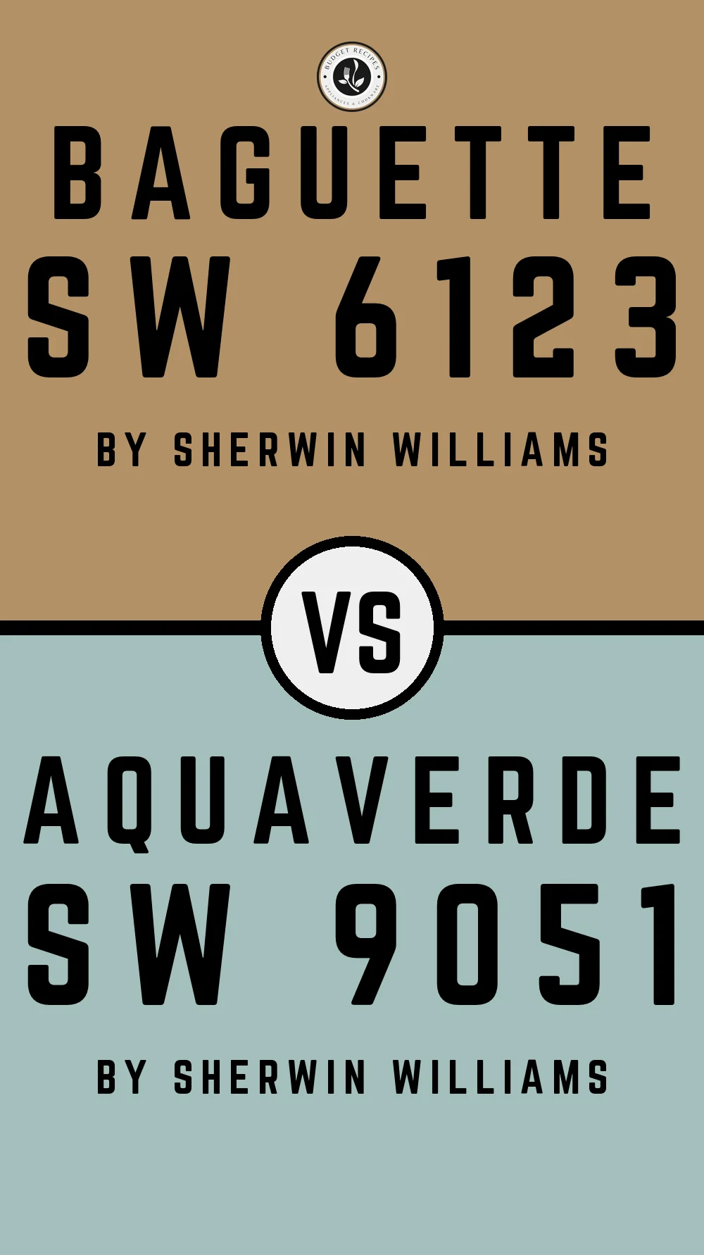Baguette SW 6123 vs Aquaverde SW 9051