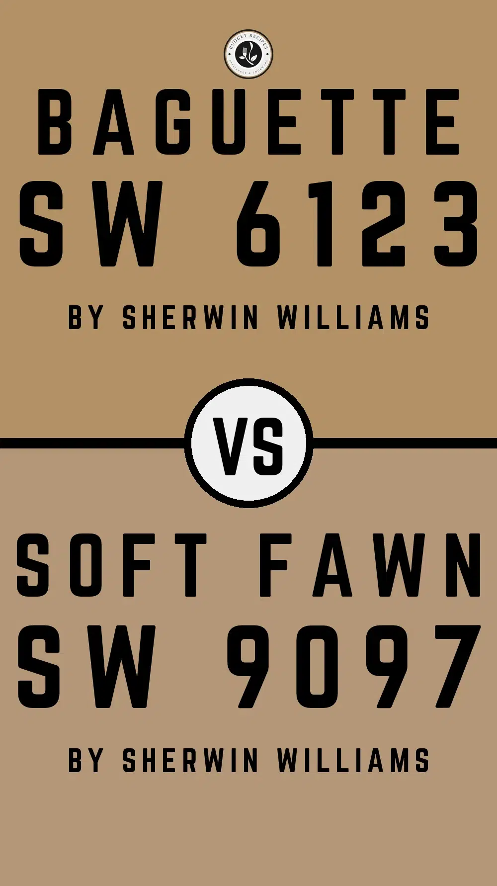Baguette SW 6123 vs Soft Fawn SW 9097