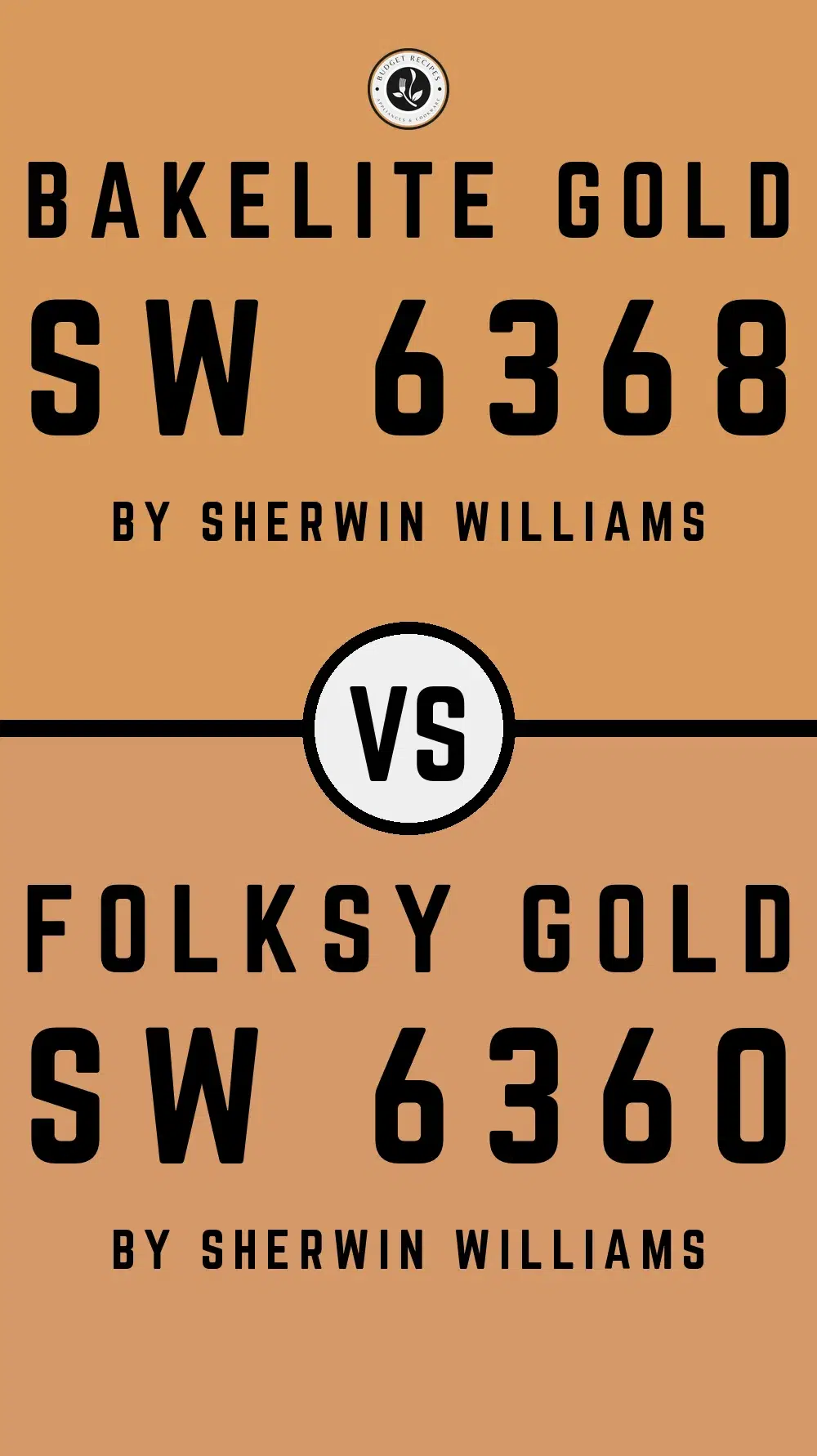 Bakelite Gold SW 6368 vs Folksy Gold SW 6360