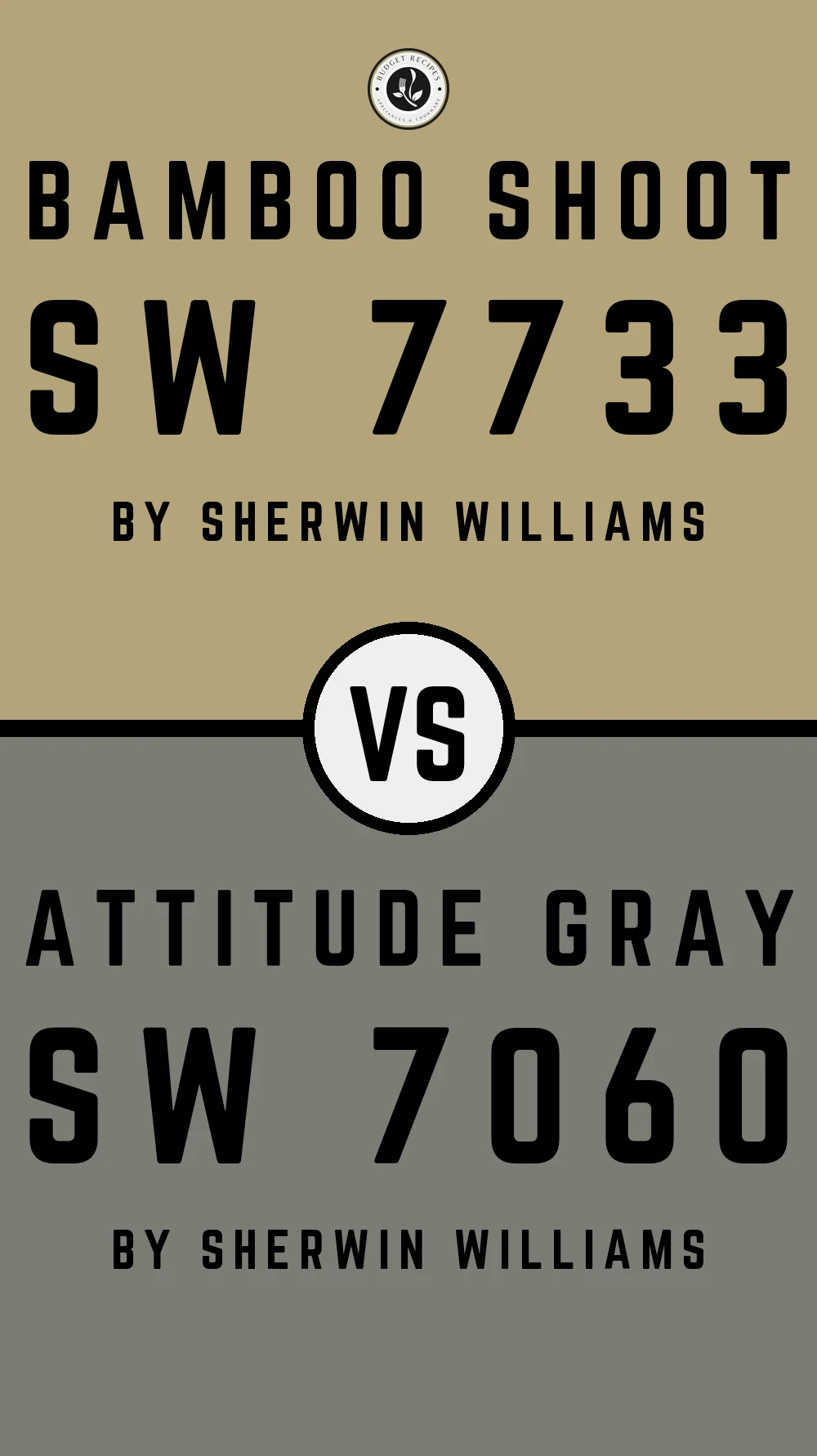Bamboo Shoot SW 7733 vs Attitude Gray SW 7060