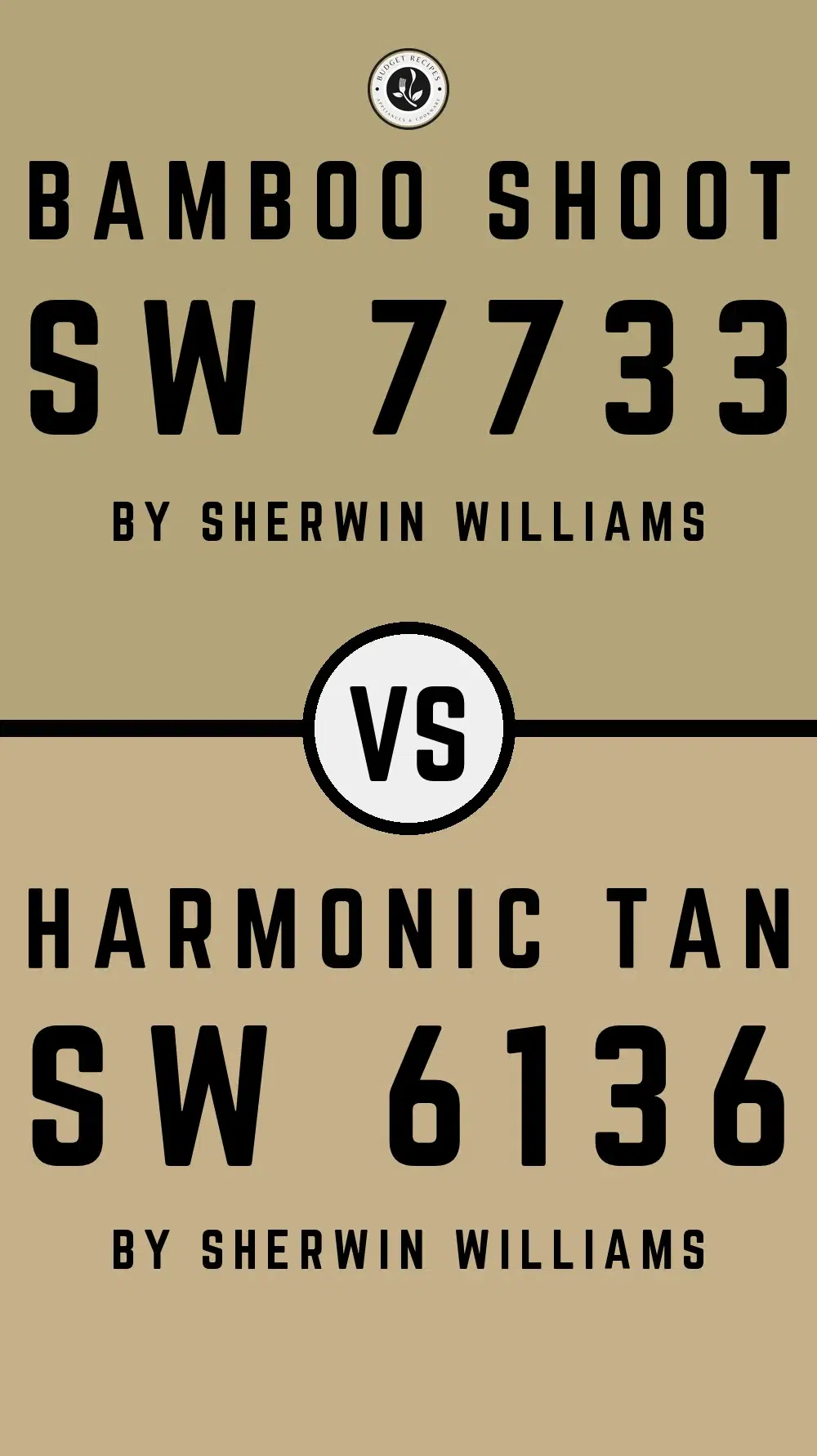 Bamboo Shoot SW 7733 vs Harmonic Tan SW 6136