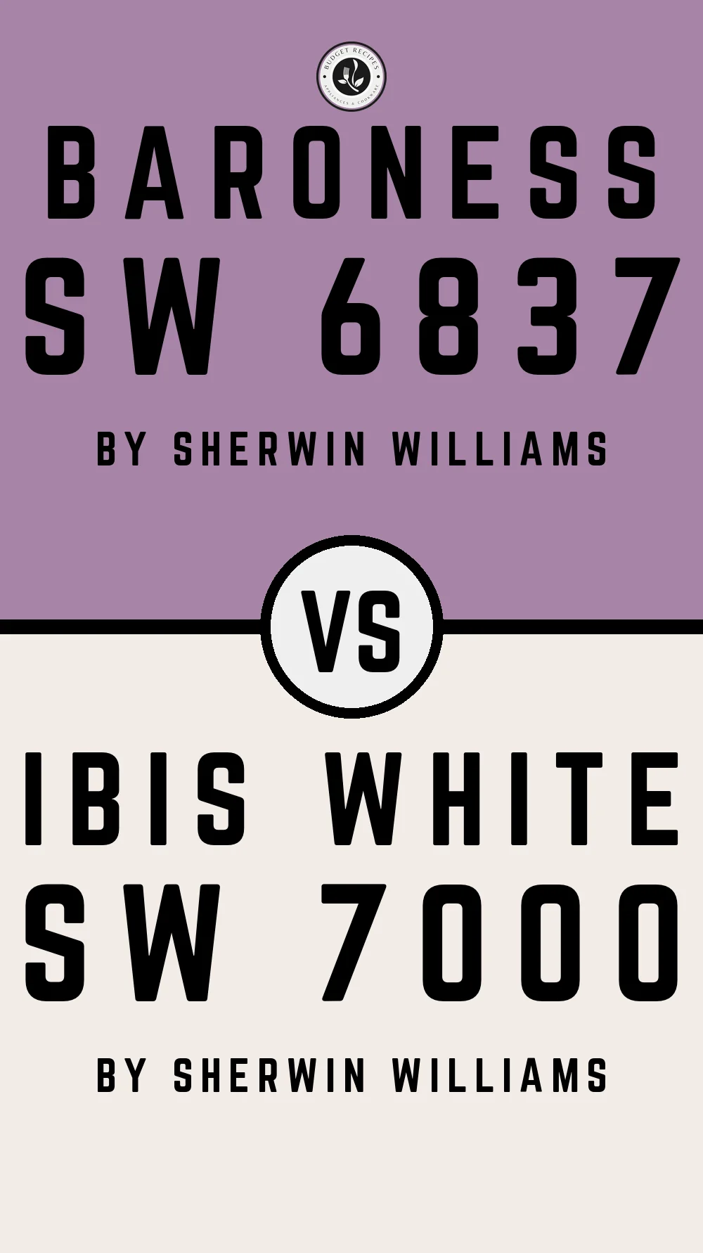 Baroness SW 6837 vs Ibis White SW 7000