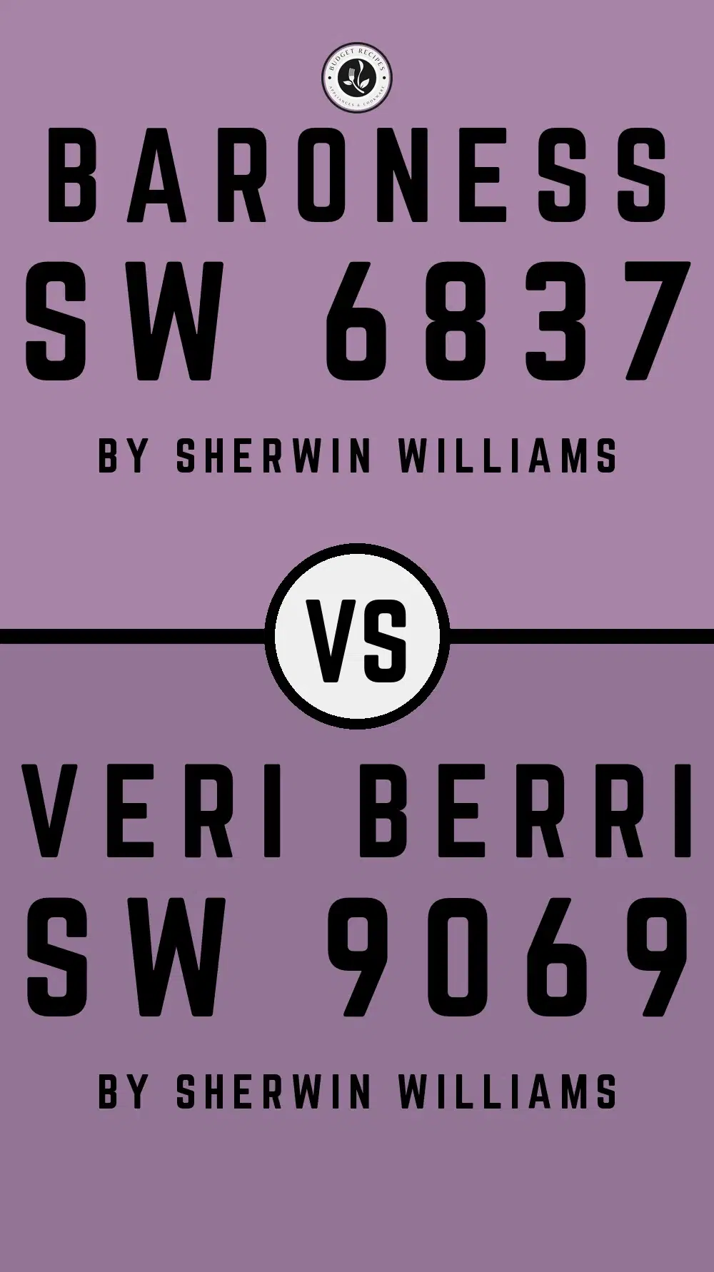Baroness SW 6837 vs Veri Berri SW 9069
