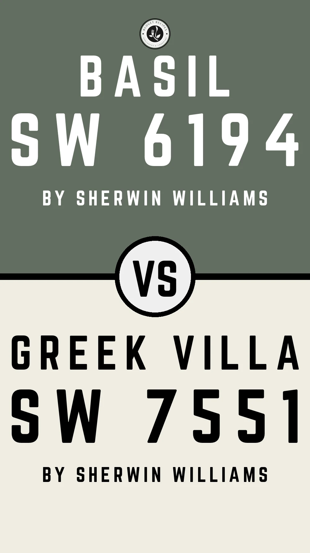 Basil SW 6194 vs Greek Villa SW 7551
