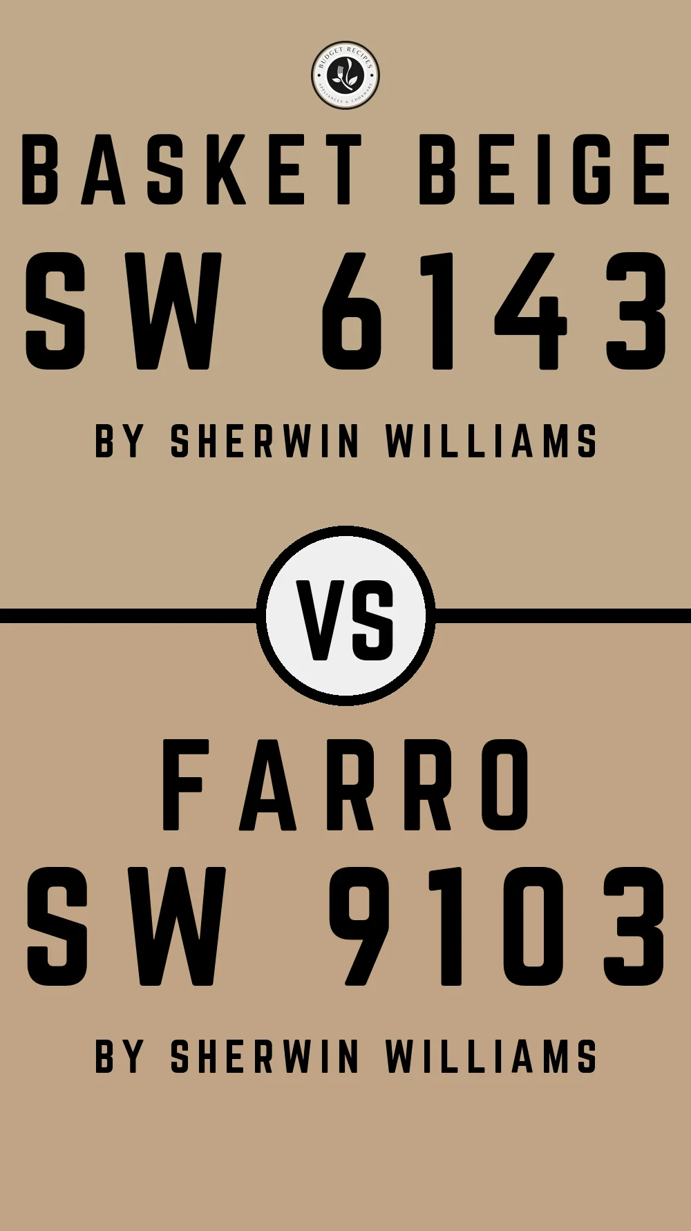 Basket Beige SW 6143 vs Farro SW 9103