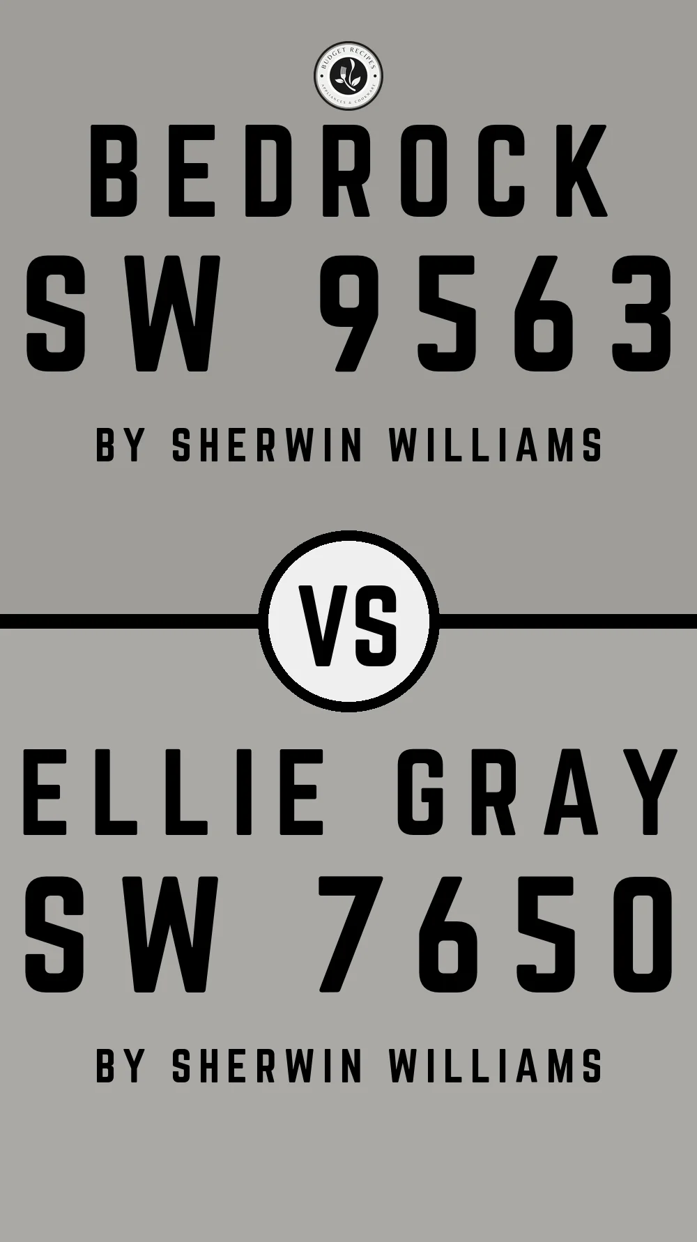 Bedrock SW 9563 vs Ellie Gray SW 7650