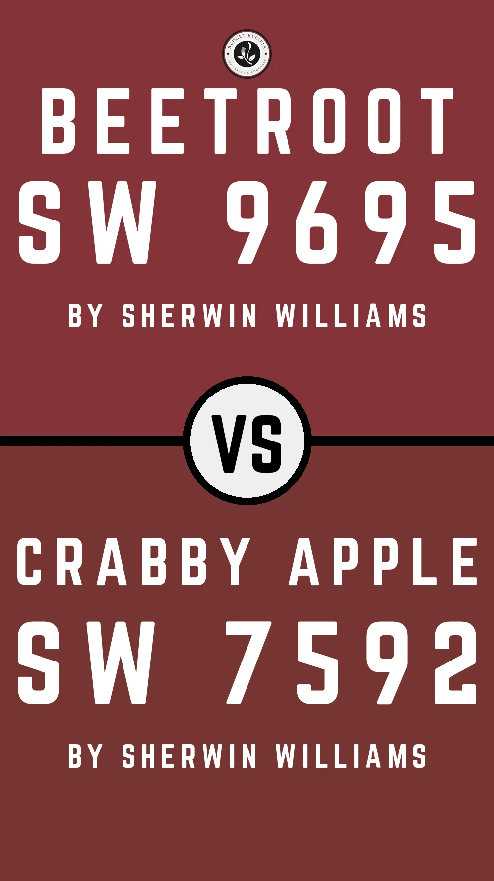 Beetroot SW 9695 vs Crabby Apple SW 7592