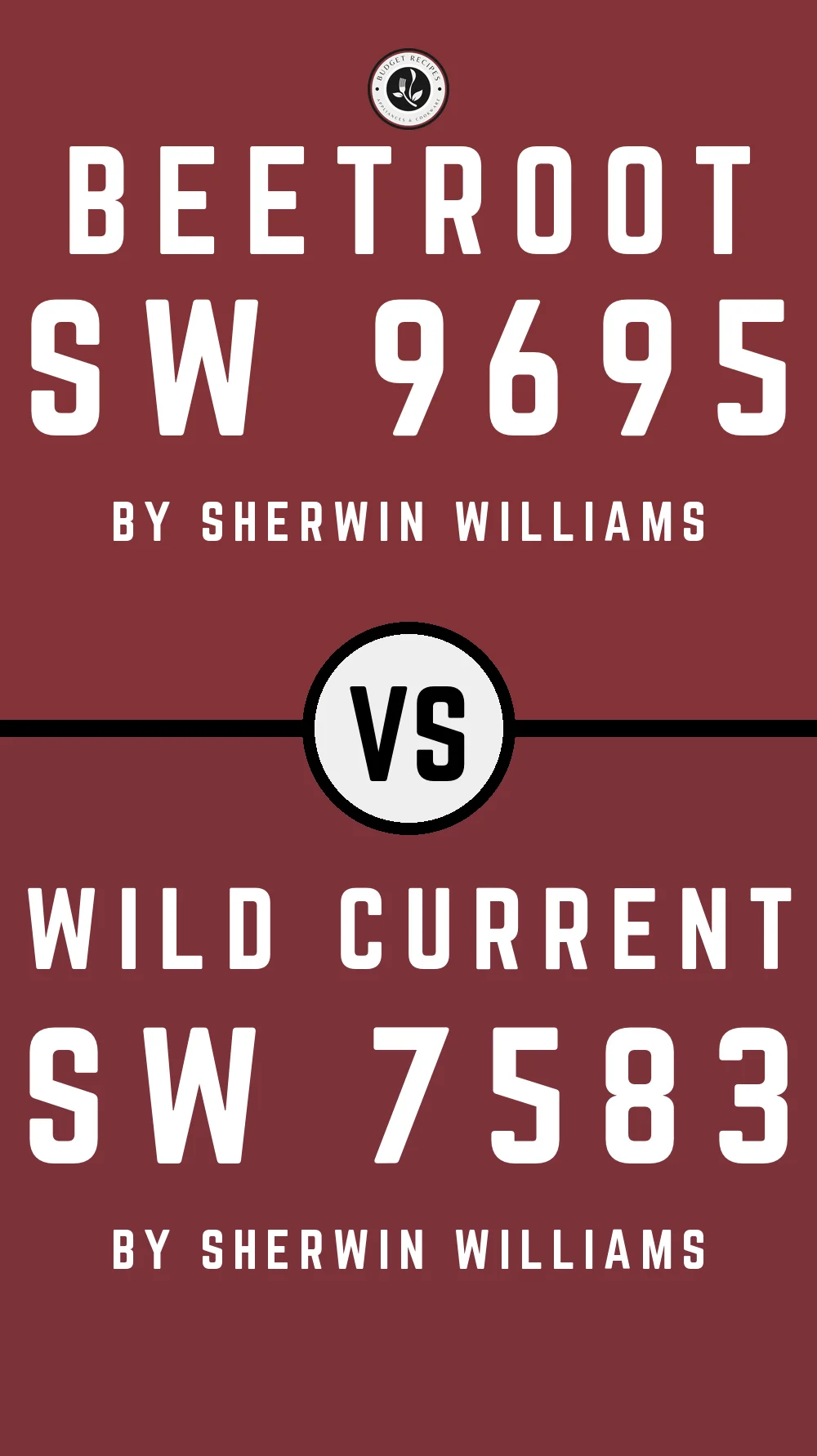 Beetroot SW 9695 vs Wild Current SW 7583