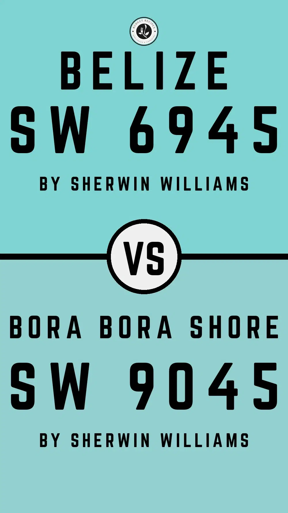 Belize SW 6945 vs Bora Bora Shore SW 9045