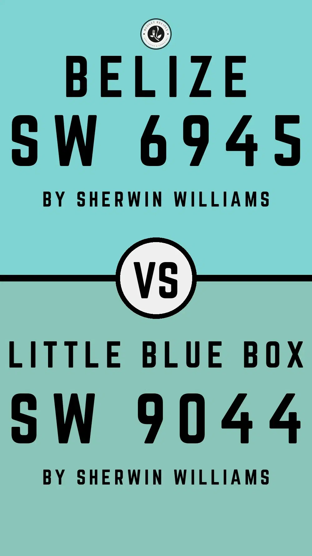 Belize SW 6945 vs Little Blue Box SW 9044