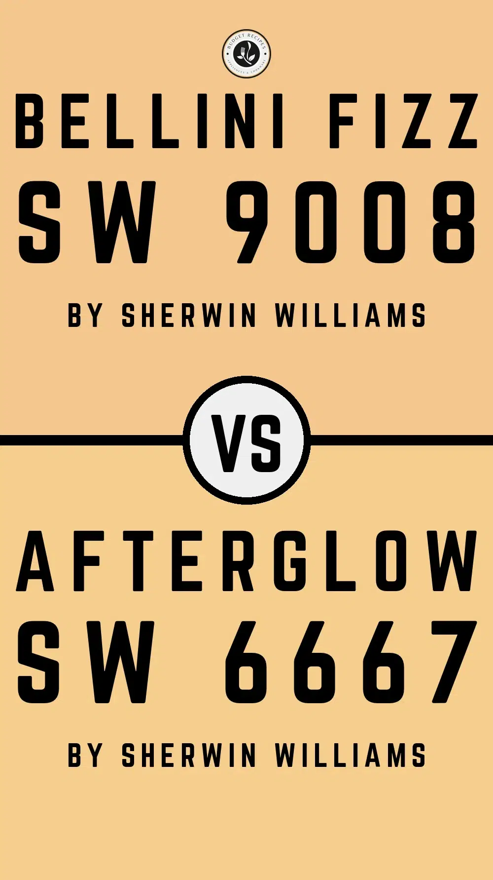 Bellini Fizz SW 9008 vs Afterglow SW 6667