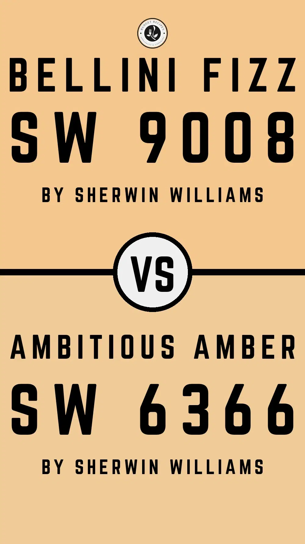 Bellini Fizz SW 9008 vs Ambitious Amber SW 6366