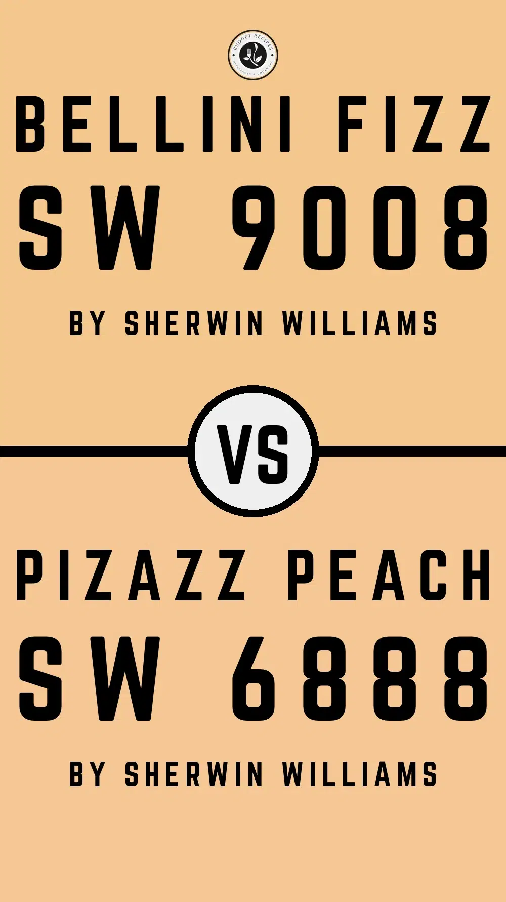 Bellini Fizz SW 9008 vs Pizazz Peach SW 6888