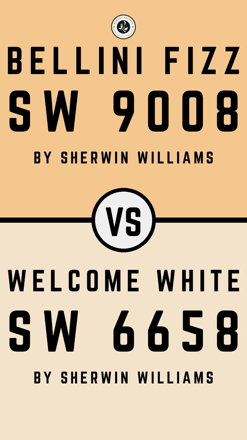 Bellini Fizz SW 9008 vs Welcome White SW 6658