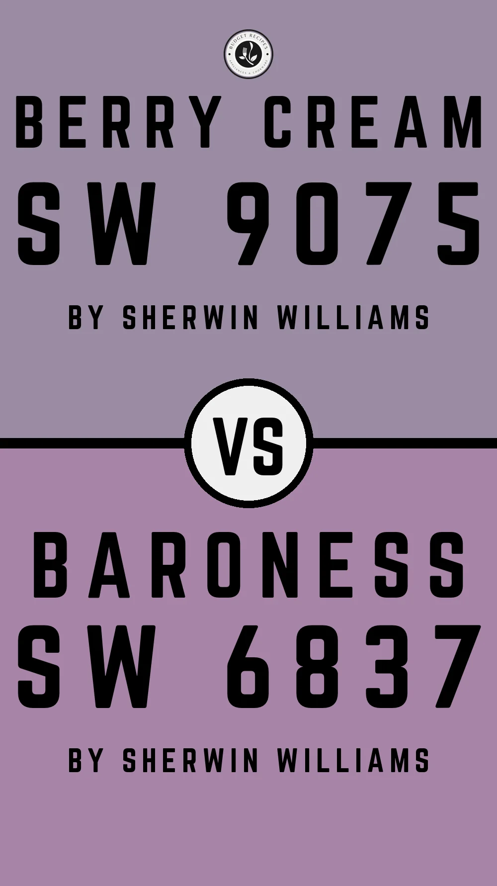 Berry Cream SW 9075 vs Baroness SW 6837