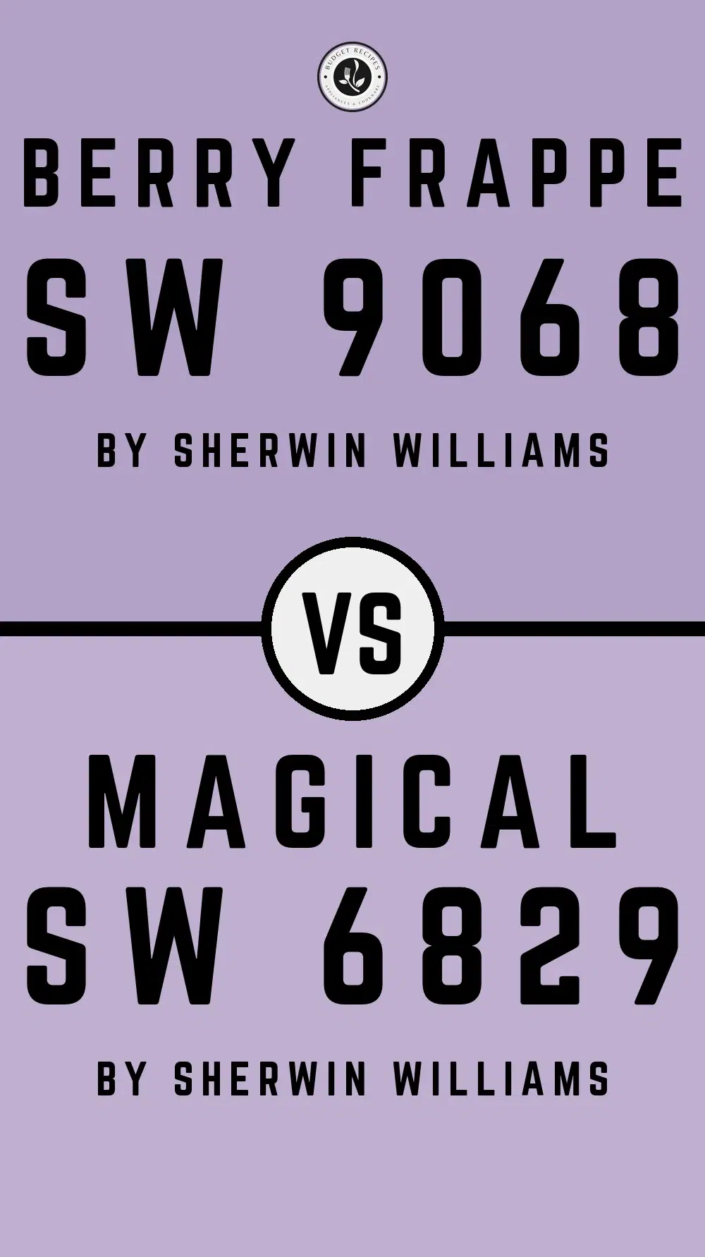 Berry Frappe SW 9068 vs Magical SW 6829