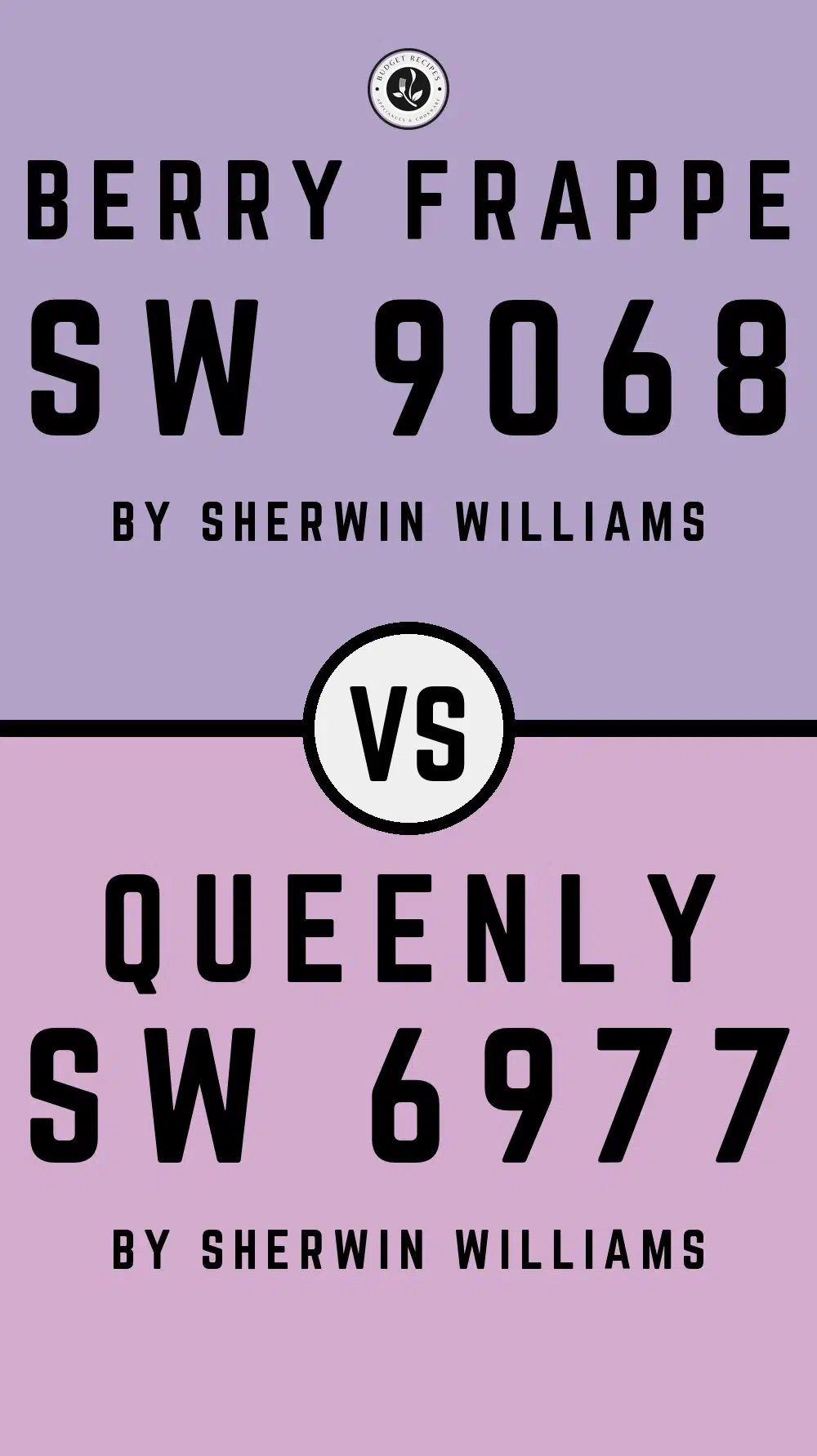 Berry Frappe SW 9068 vs Queenly SW 6977