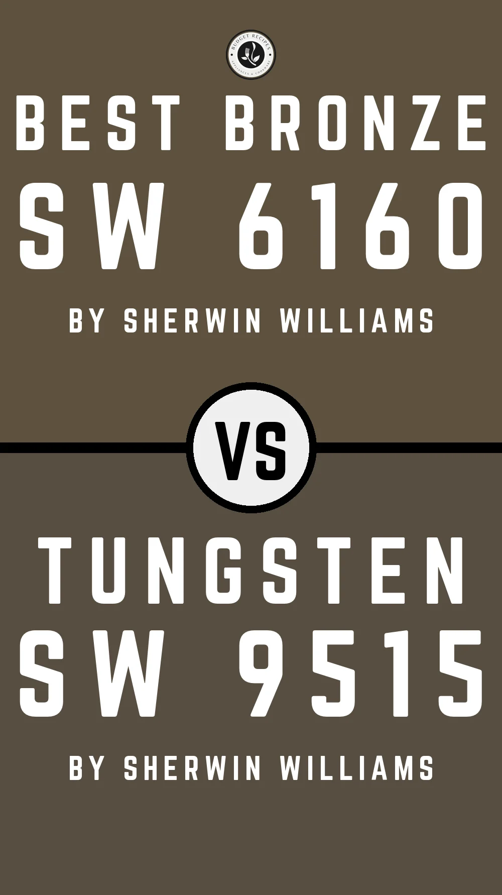Best Bronze SW 6160 vs Tungsten SW 9515