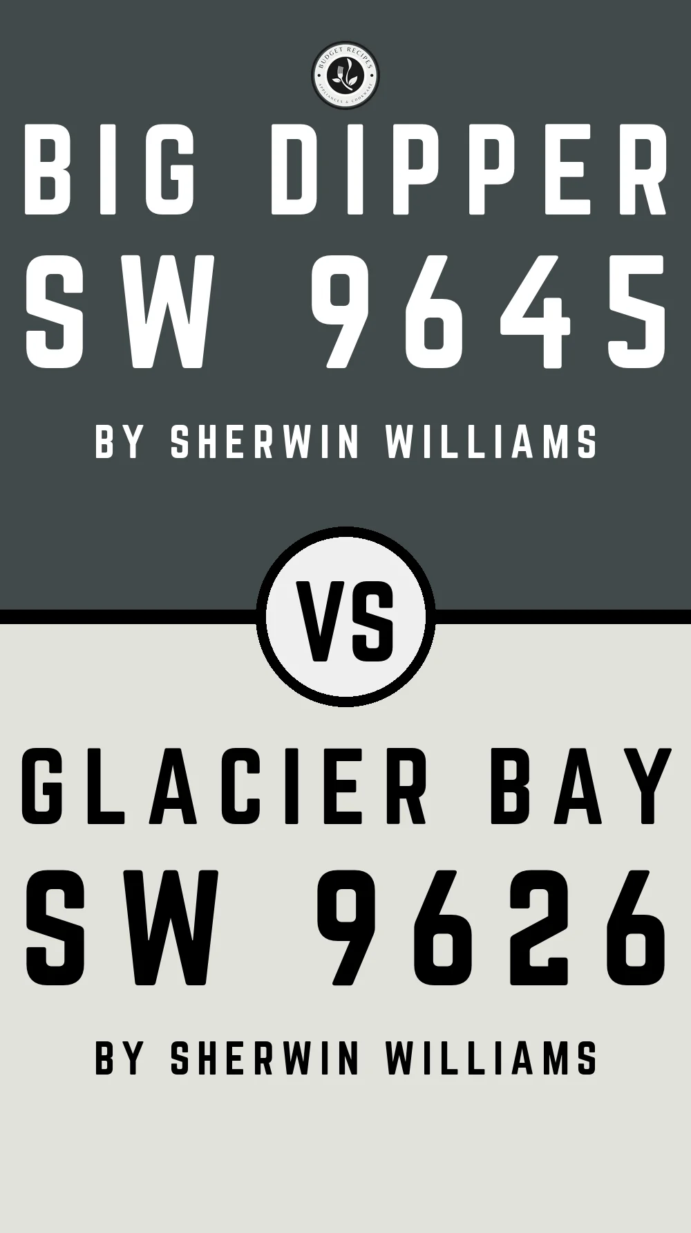 Big Dipper SW 9645 vs Glacier Bay SW 9626