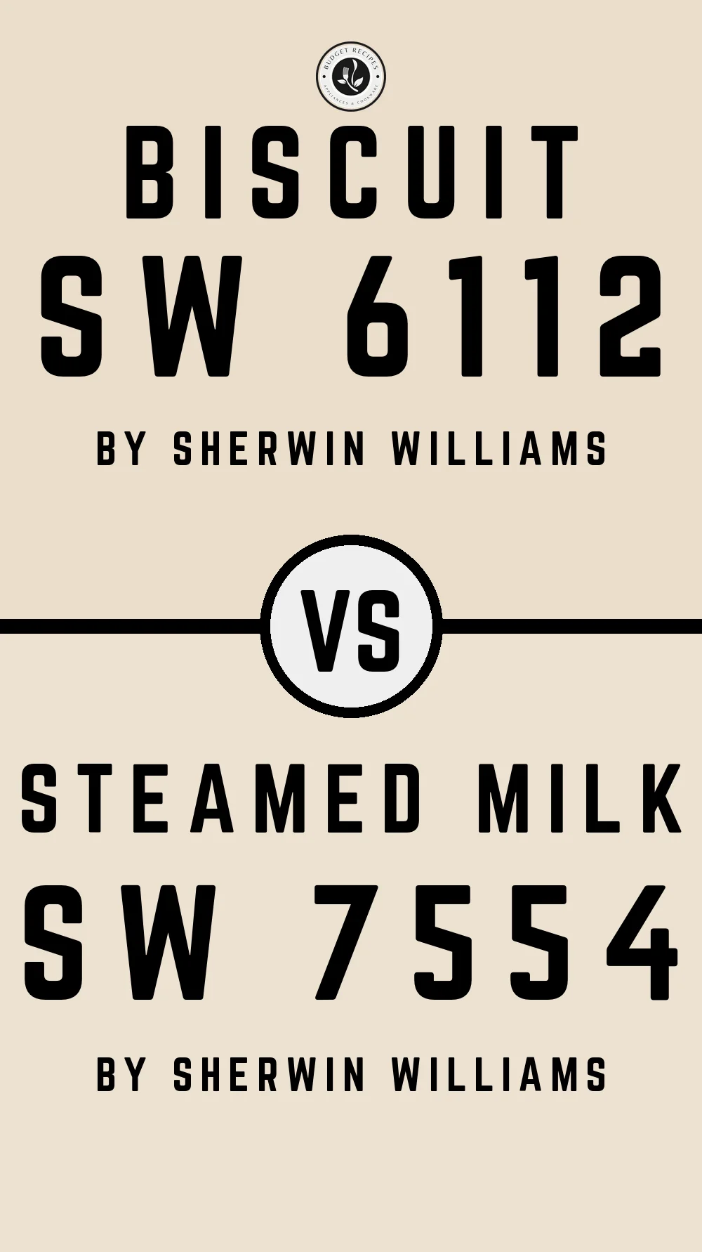 Biscuit SW 6112 vs Steamed Milk SW 7554
