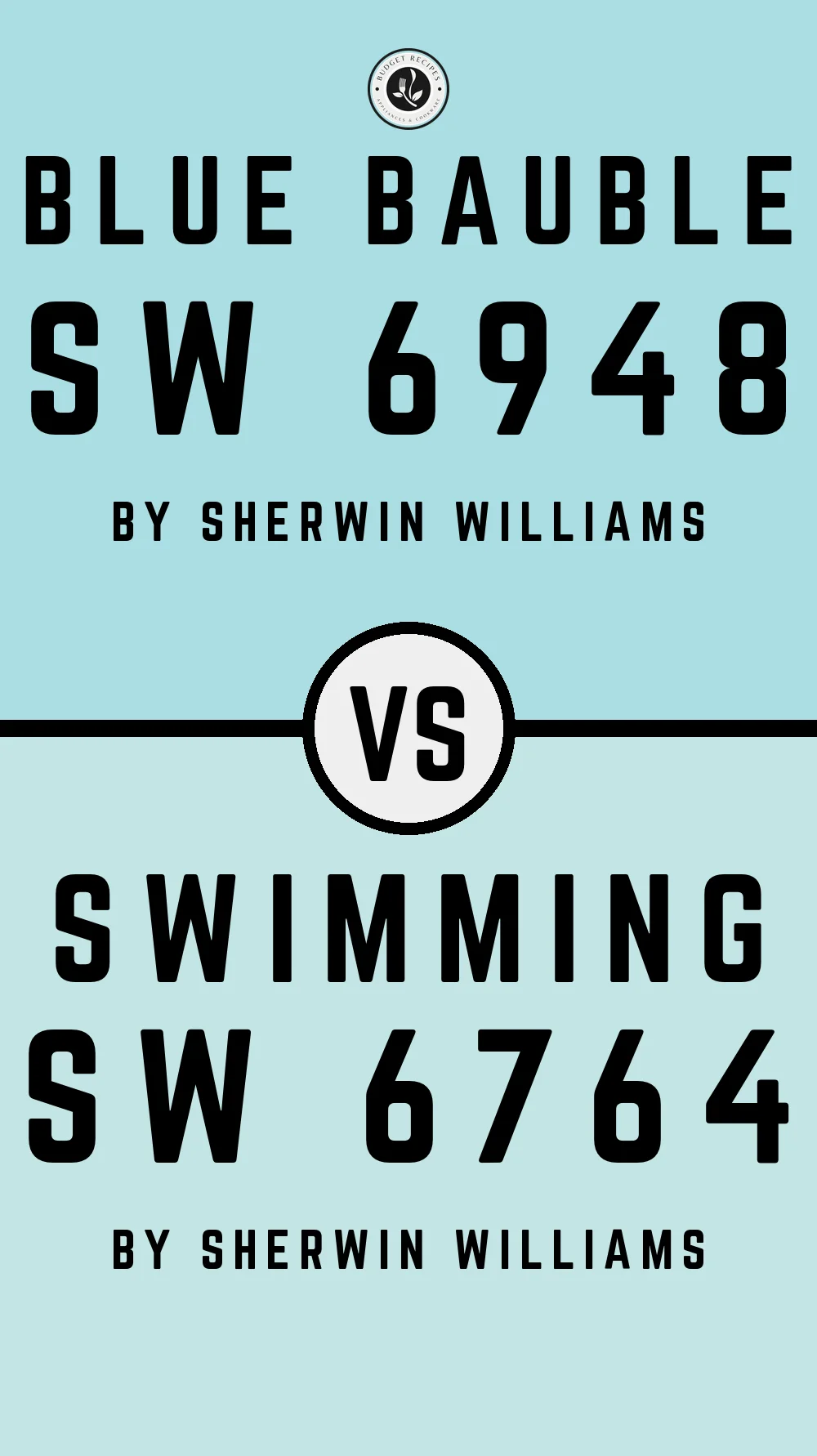 Blue Bauble SW 6948 vs Swimming SW 6764
