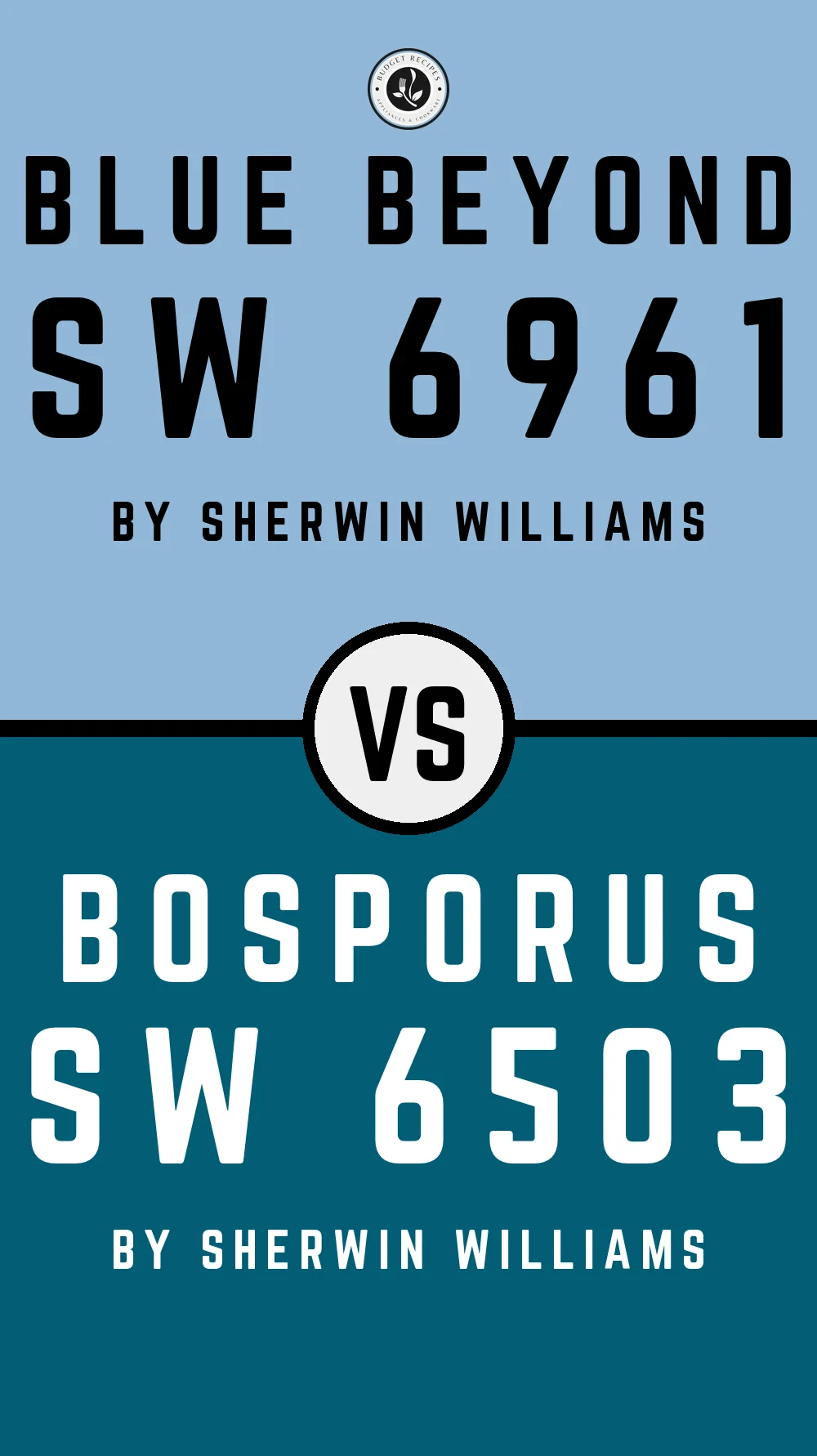 Blue Beyond SW 6961 vs Bosporus SW 6503