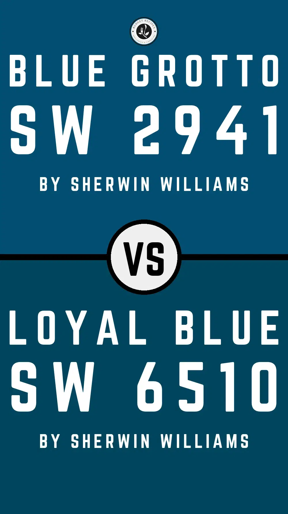 Blue Grotto SW 2941 vs Loyal Blue SW 6510