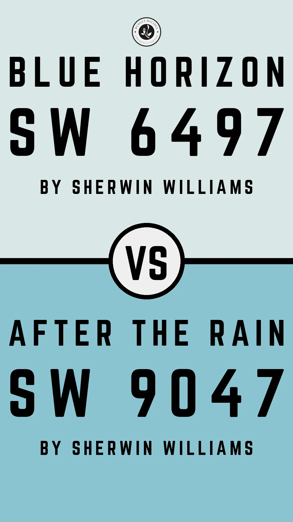 Blue Horizon SW 6497 vs After the Rain SW 9047