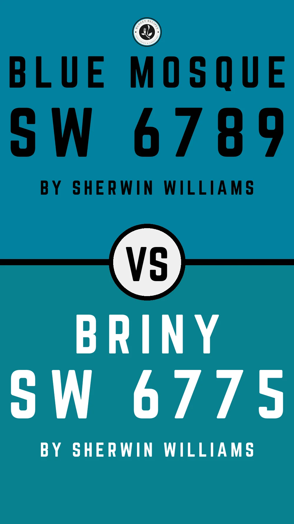 Blue Mosque SW 6789 vs Briny SW 6775