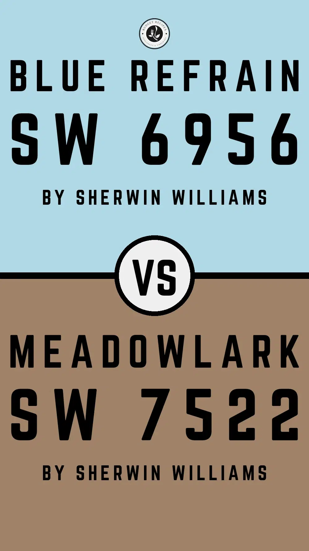 Blue Refrain SW 6956 vs Meadowlark SW 7522