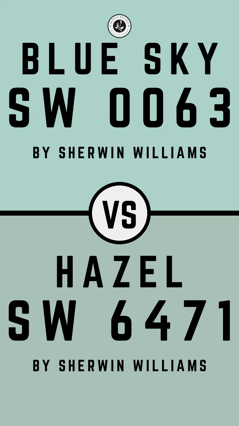 Blue Sky SW 0063 vs Hazel SW 6471