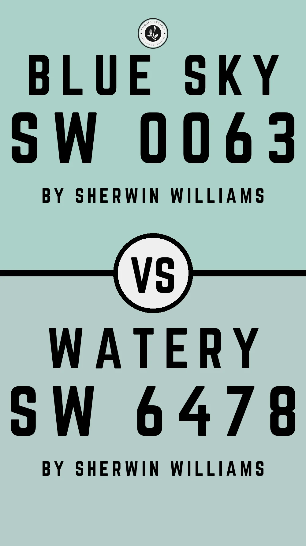 Blue Sky SW 0063 vs Watery SW 6478