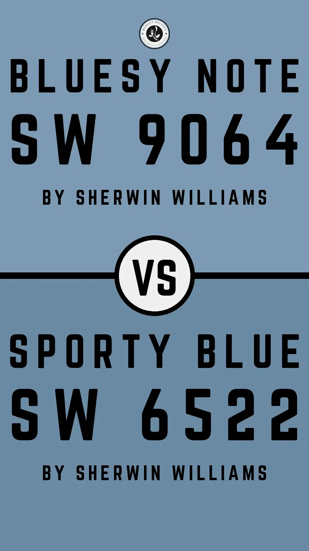Bluesy Note SW 9064 vs Sporty Blue SW 6522