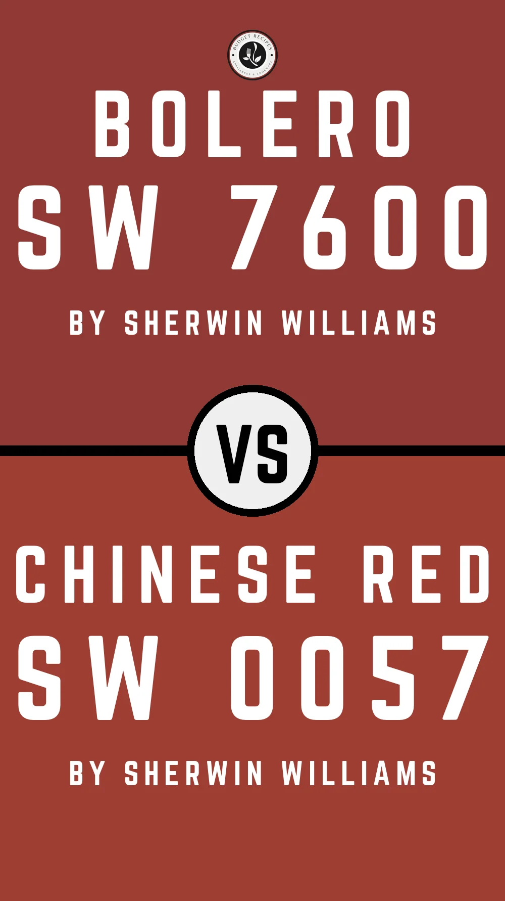 Bolero SW 7600 vs Chinese Red SW 0057