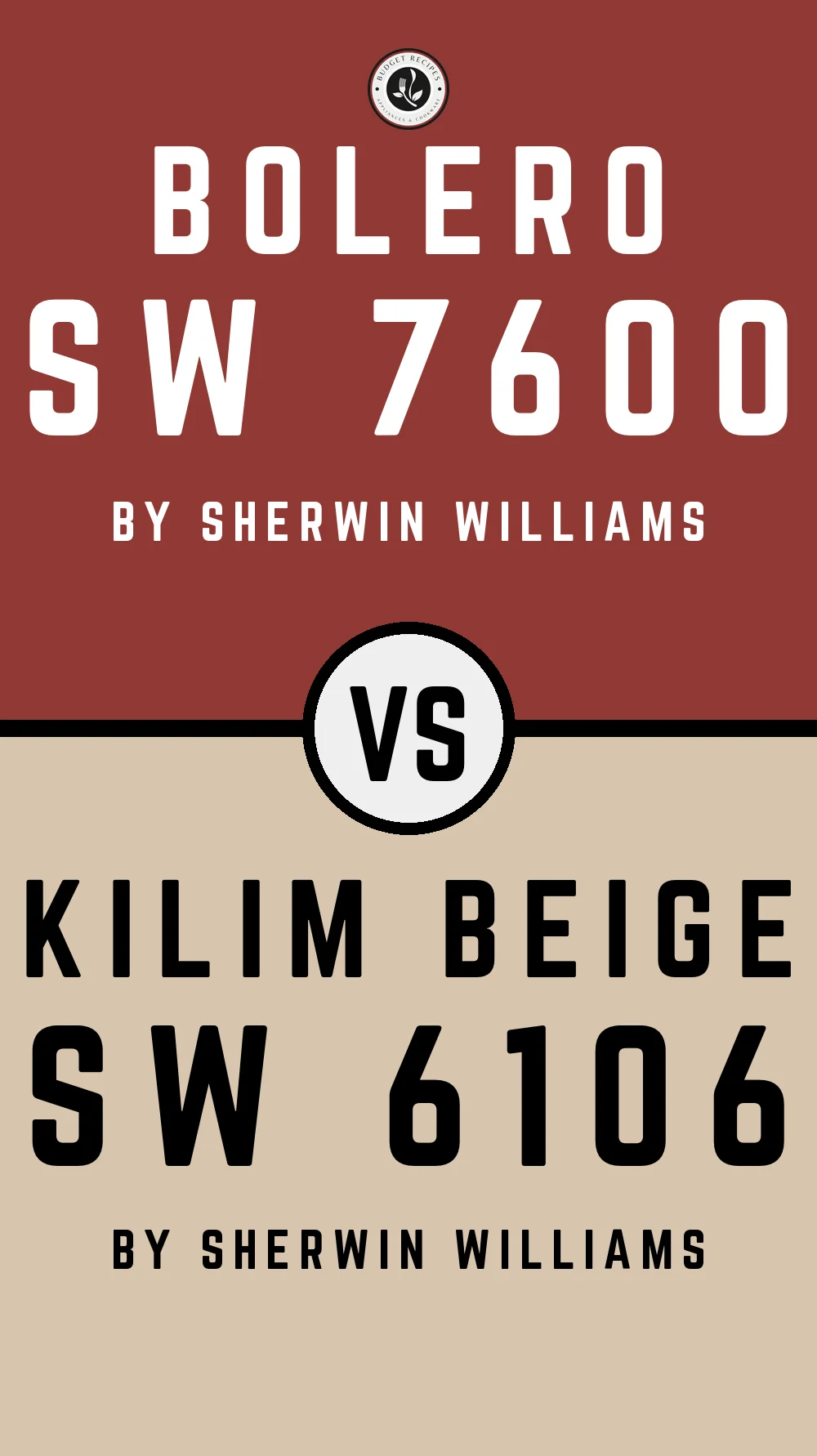 Bolero SW 7600 vs Kilim Beige SW 6106