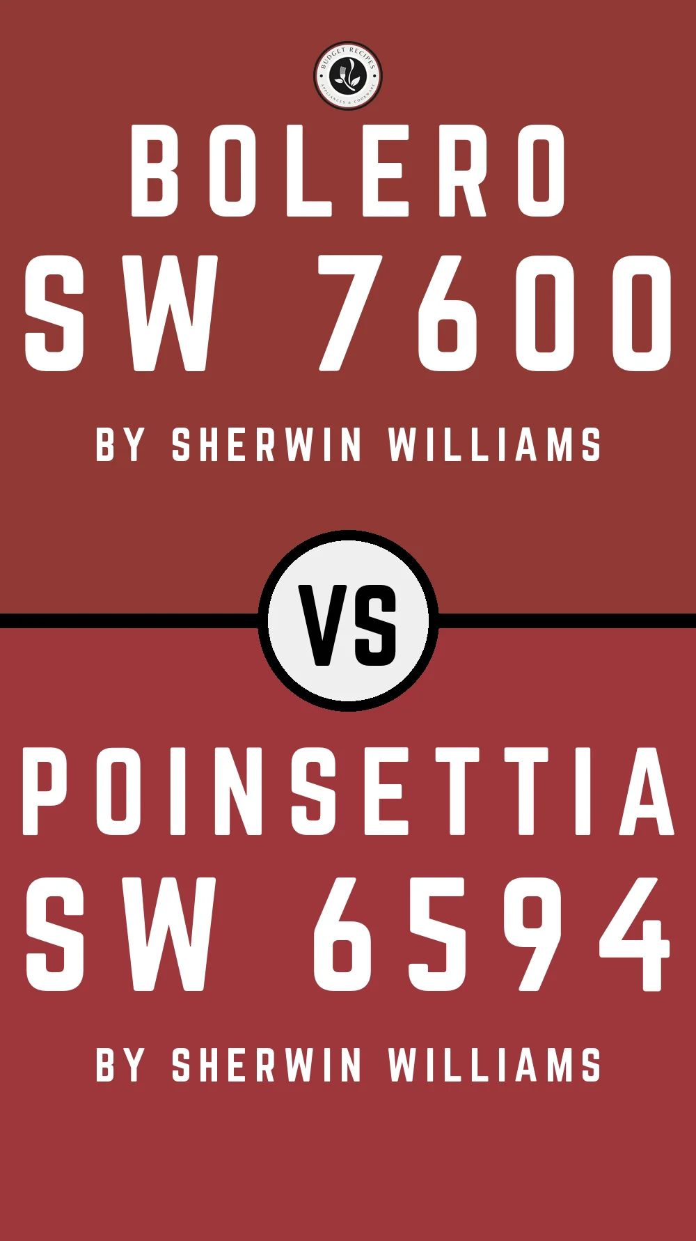 Bolero SW 7600 vs Poinsettia SW 6594