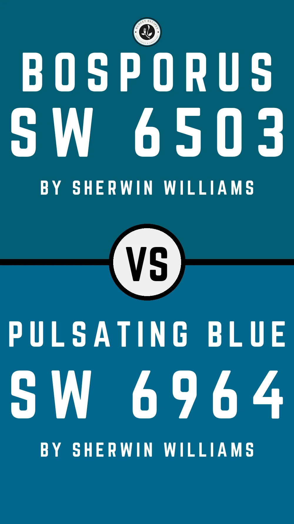 Bosporus SW 6503 vs Pulsating Blue SW 6964
