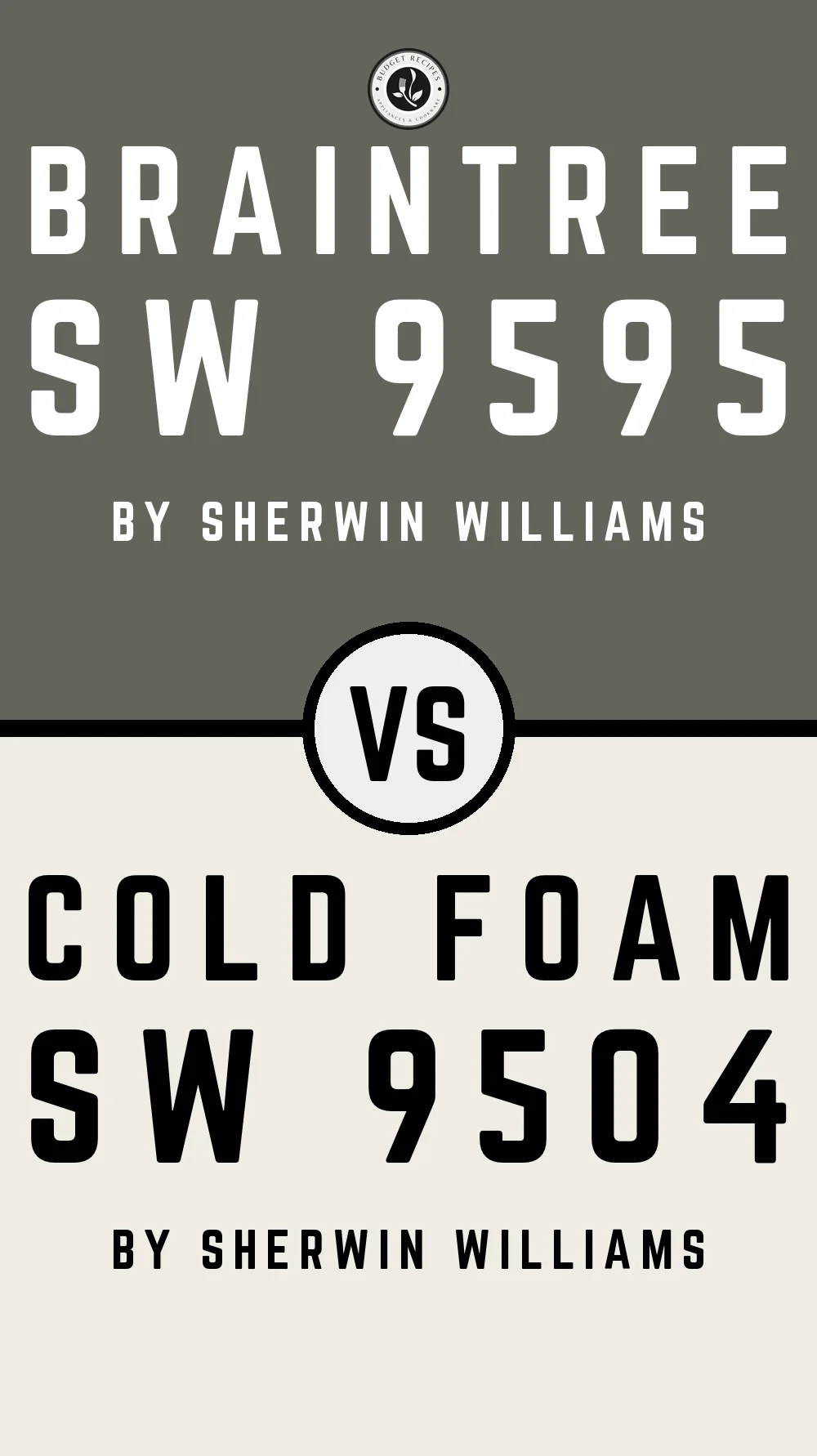Braintree SW 9595 vs Cold Foam SW 9504