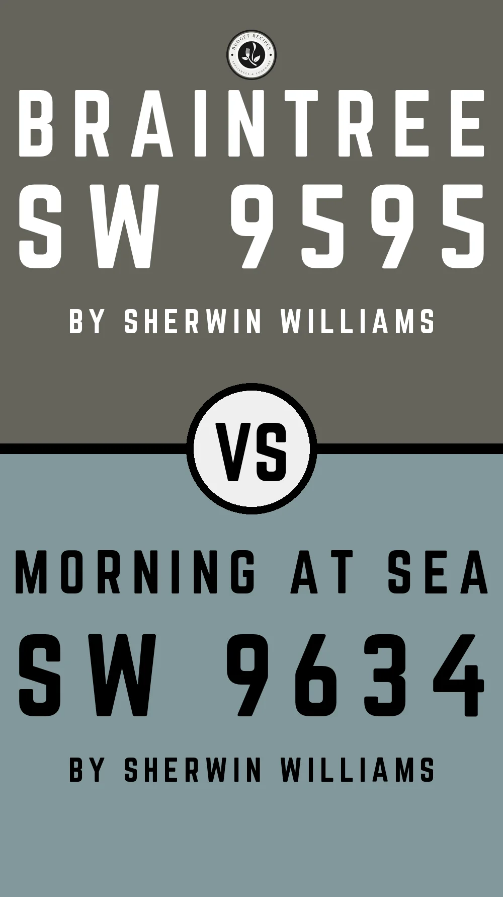 Braintree SW 9595 vs Morning at Sea SW 9634