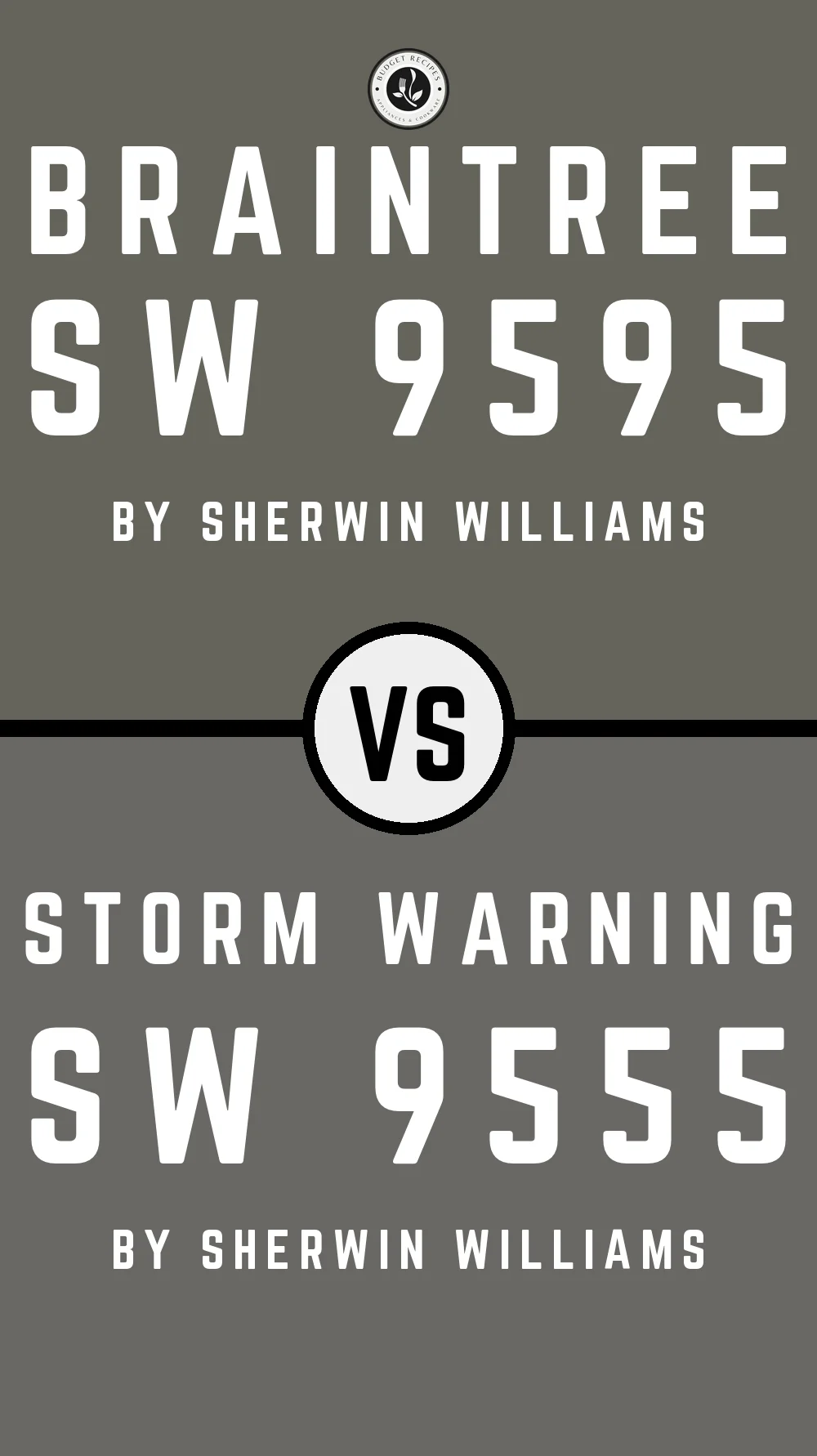 Braintree SW 9595 vs Storm Warning SW 9555