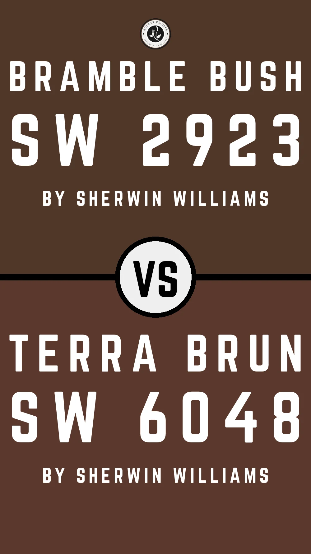 Bramble Bush SW 2923 vs Terra Brun SW 6048